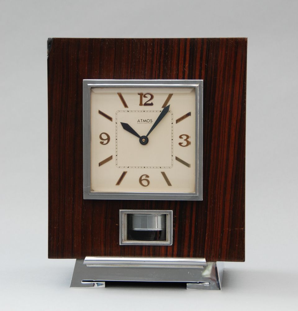 M146 Atmos clock, Palisander wood, J.L. Reutter nr. 4424, France circa 1930. - image 2