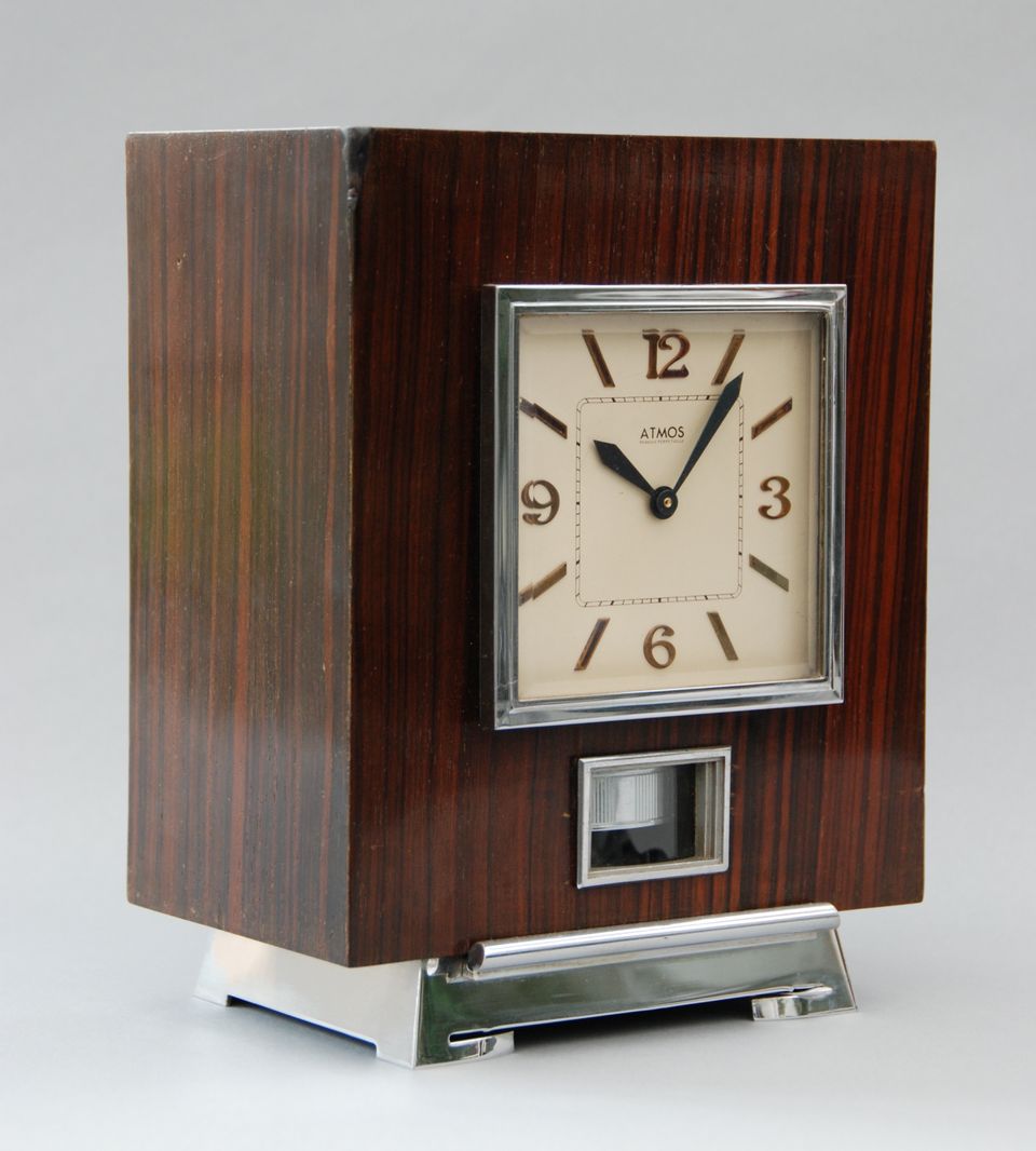 M146 Atmos clock, Palisander wood, J.L. Reutter nr. 4424, France circa 1930. - image 3