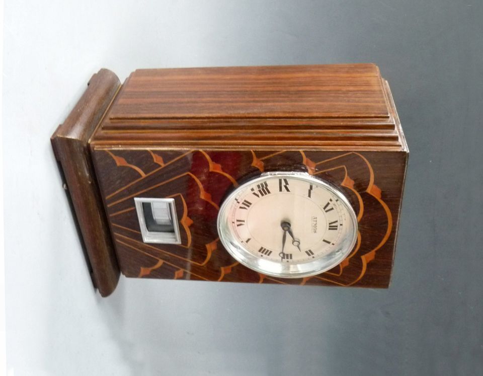 M169 Coromandel wooden Reutter Atmos clock, Art Deco period and style, France ca 1930. - image 2