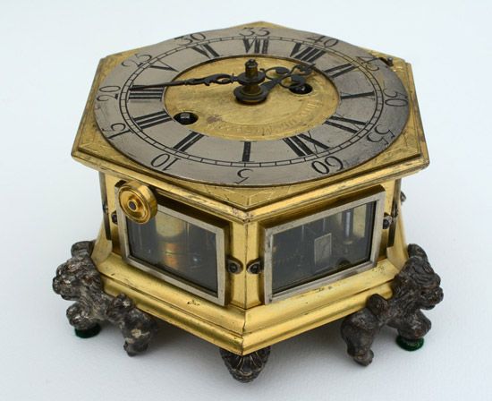 T18 Table clock with fusee movement, signed by the Dutch maker Christian Minepott - image 3