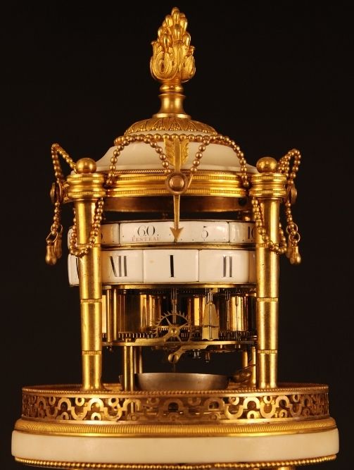 CT04 Pendule a cercles tournants signed - image 5