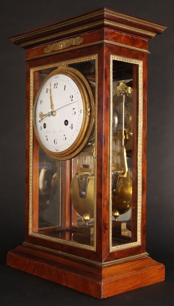 T04 French ormolu mounted glazed mahogany regulator, ca. 1780. - image 3