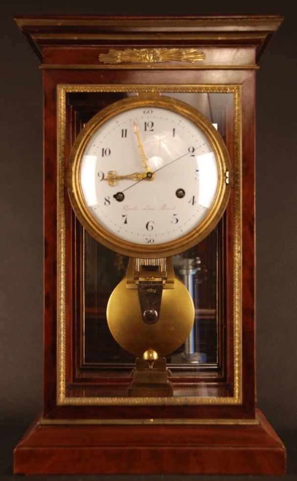 T04 French ormolu mounted glazed mahogany regulator, ca. 1780. - image 2