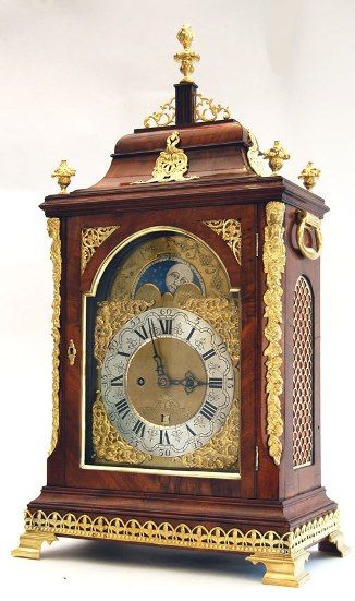 BR19 Dutch table clock with Moon phase and date - image 2