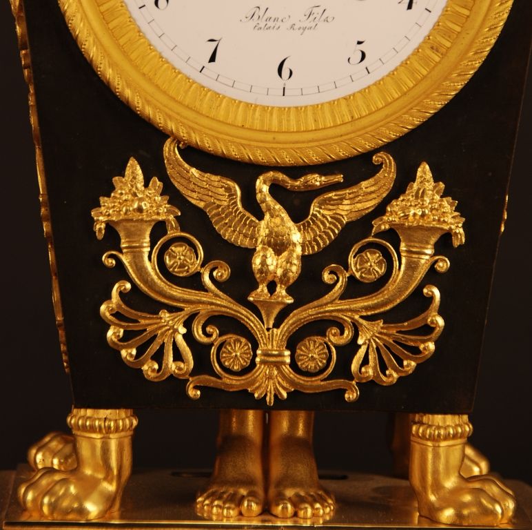 M21 Ormolu and Patinated Bronze Mantel Clock - image 5