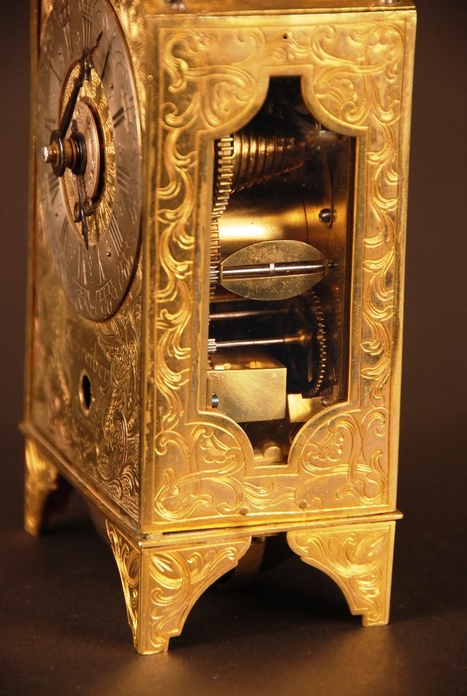 C14 Pendule d'Officier quarter strike 2 bells Grand Sonnerie on repetition - afbeelding 3