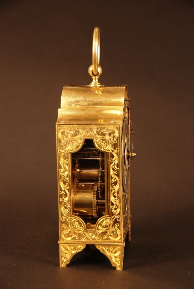C14 Pendule d'Officier quarter strike 2 bells Grand Sonnerie on repetition - afbeelding 5