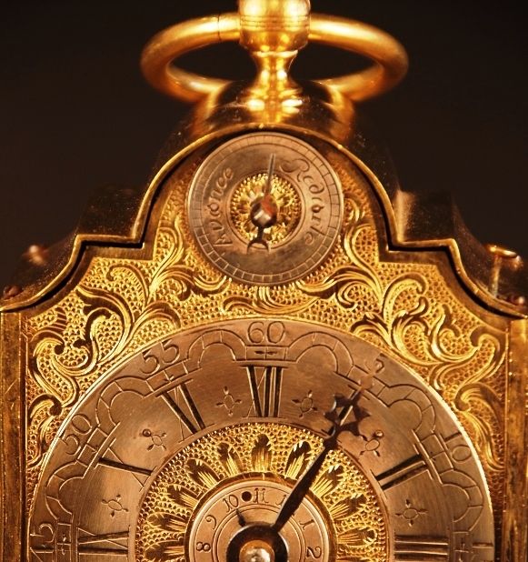 C14 Pendule d'Officier quarter strike 2 bells Grand Sonnerie on repetition - afbeelding 6