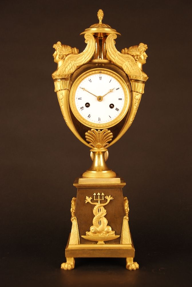 M53 French Ormolu and Patinated Urn Clock - image 2