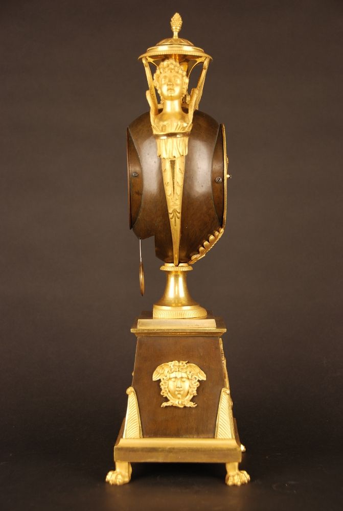 M53 French Ormolu and Patinated Urn Clock - image 6