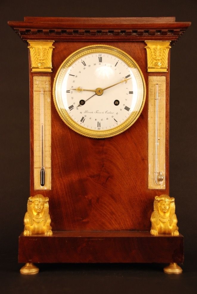 T07 Tableclock with barometer and thermometer - image 2