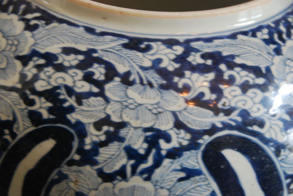 ODA21 Very large blue and white Chinese bowl/jar - image 5