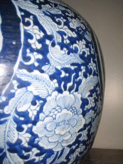 ODA21 Very large blue and white Chinese bowl/jar - image 7