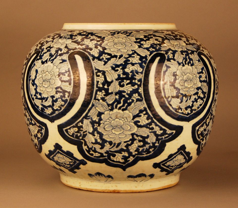 ODA21 Very large blue and white Chinese bowl/jar - image 8