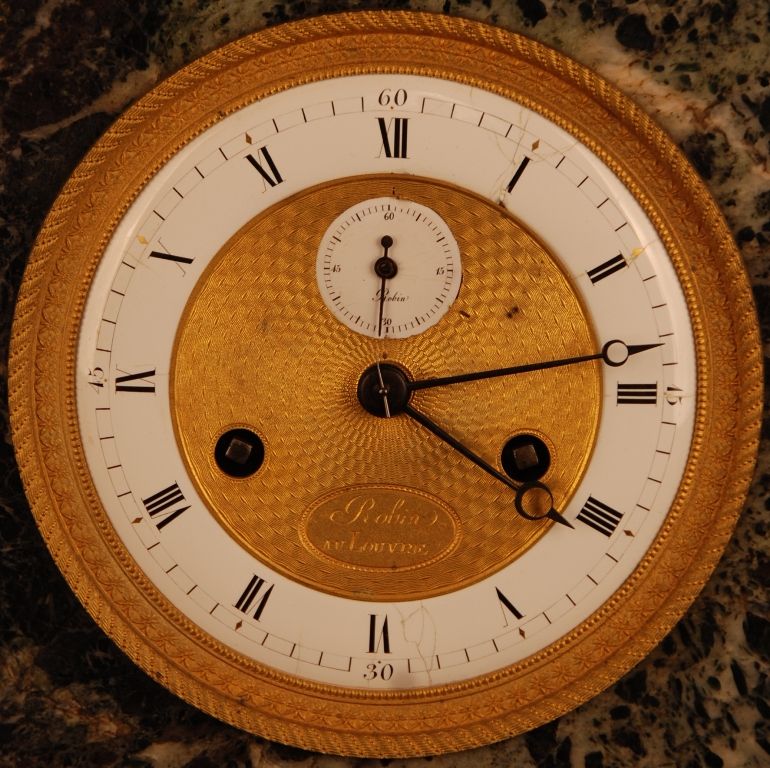 M39 MANTELUHR MYSTERIEUSE mit Sekundenanzeige und Viertelstundenschlag - image 4