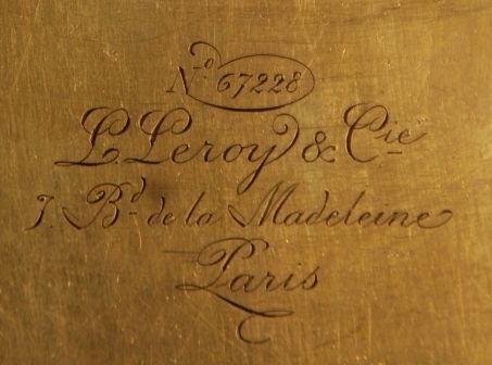 C18 carriage clock Robert ( seller - on dial)/L(ouis) Leroy et Cie - image 6