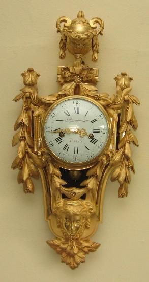 W20 Louis Seize Cartel clock. In superb original condition period gilding - image 2