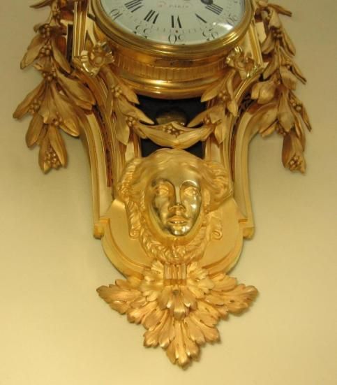 W20 Louis Seize Cartel clock. In superb original condition period gilding - image 4