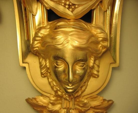 W20 Louis Seize Cartel clock. In superb original condition period gilding - image 7