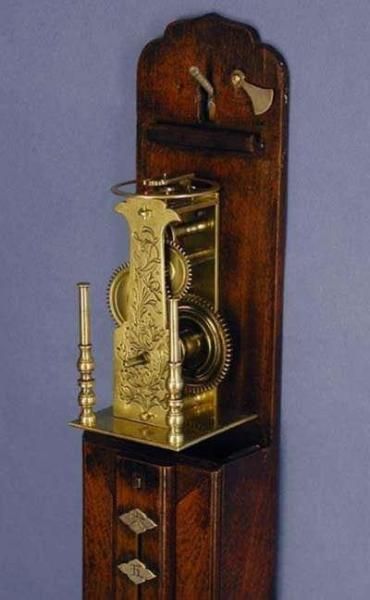 J03 Miniature Japanese Wood Pillar Clock - image 3
