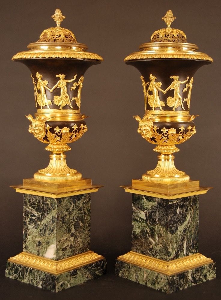 CA11 Empire pendule PLUS  Médici vazen, PIERRE-PHILIPPE THOMIRE - afbeelding 5