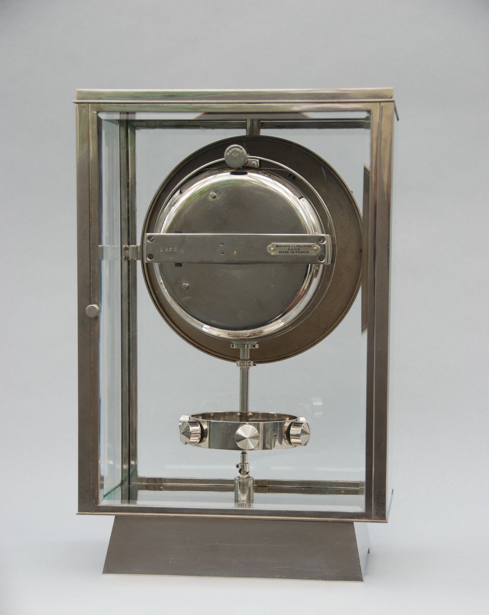M199 Tall Atmos, nikkel, Art Deco design, J.L. Reutter nr. 1902 - image 3