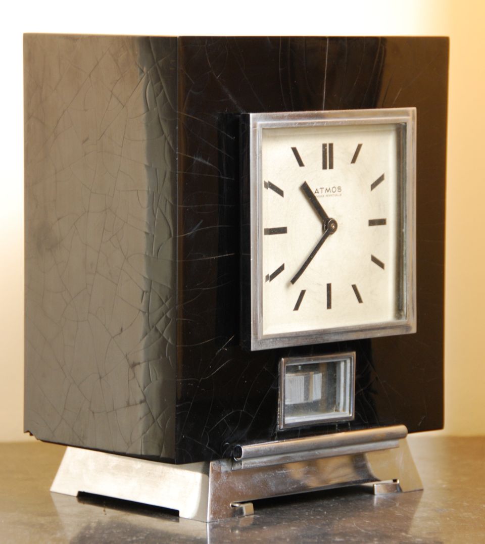 M181 Atmos clock in black with print , J.L. Reutter - image 6