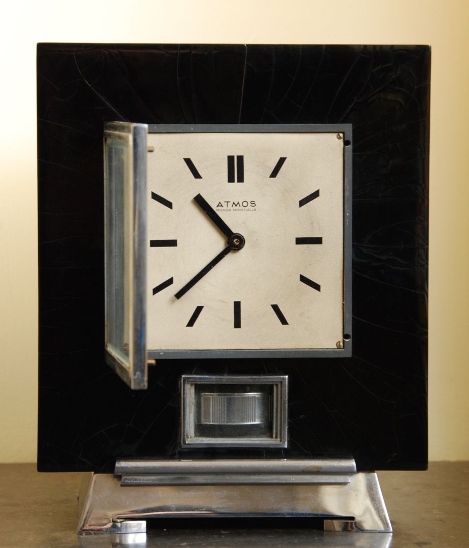 M181 Atmos clock in black with print , J.L. Reutter - image 3