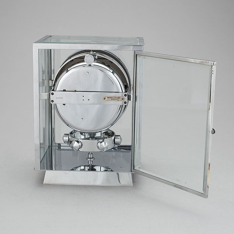 M212  Chromen Atmos klok, Reutter no 5184, 5 glazen - afbeelding 3
