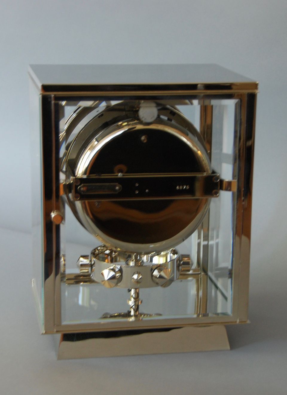 M219 Nikkel art deco JL Reutter vier glazen Atmos klok - afbeelding 3