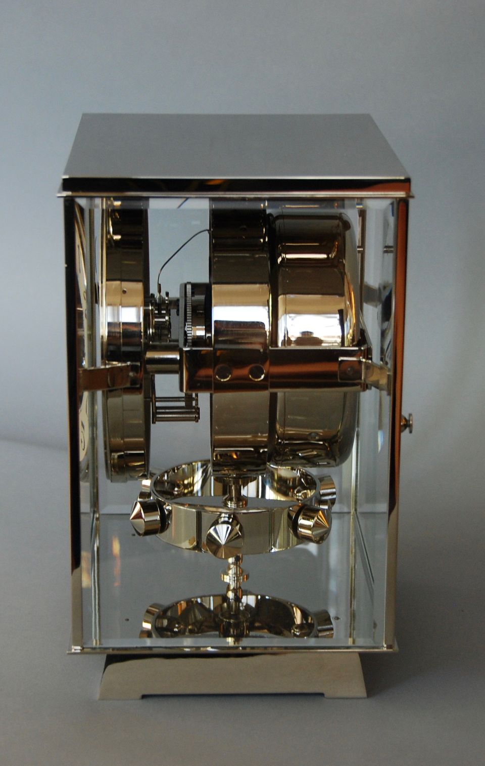M219 Nikkel art deco JL Reutter vier glazen Atmos klok - afbeelding 4