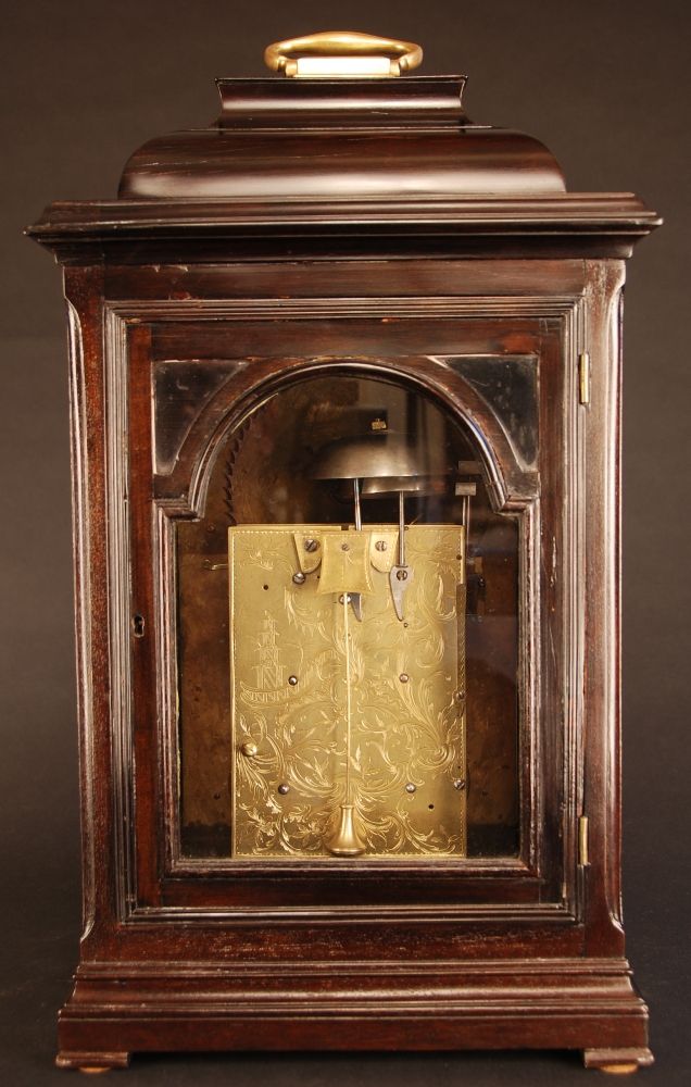 br06 Dutch table clock with date and moon phase indication - image 6