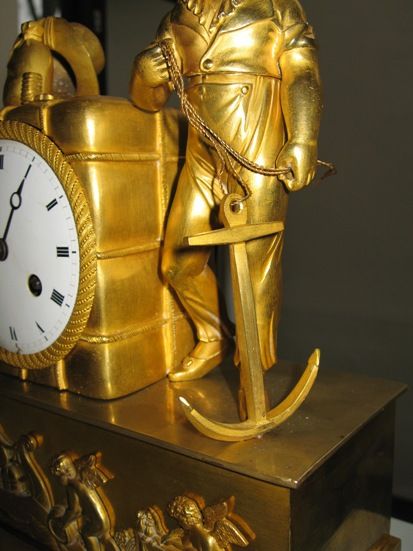 m46 Nice French empire mantle clock - image 3