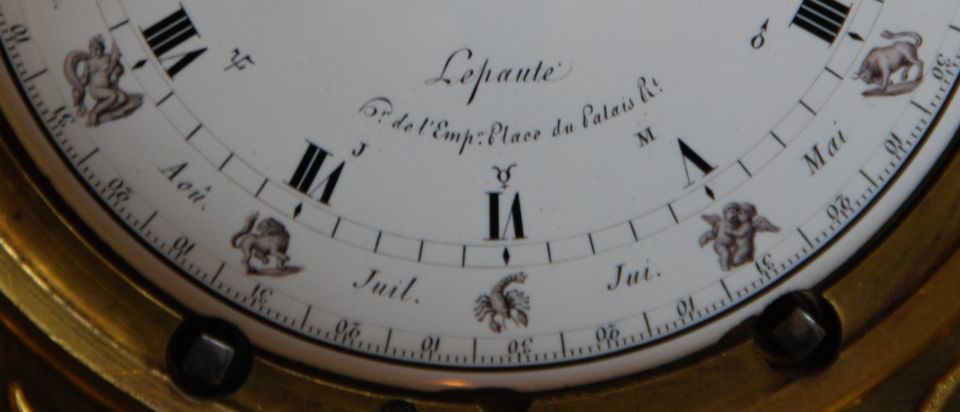 M224 Important French Diana mantle Clock LePaute - image 3
