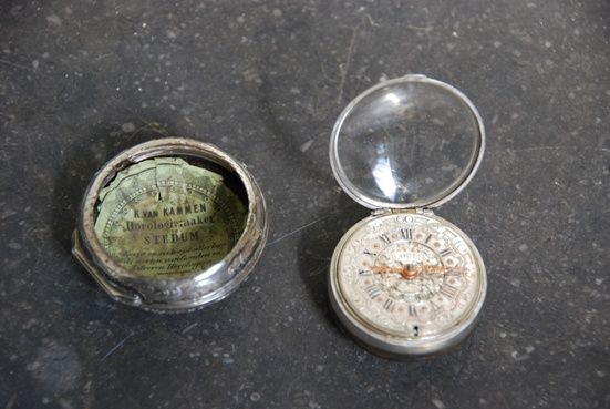 WAT12 Nice pocket watch, verge escapement - image 4
