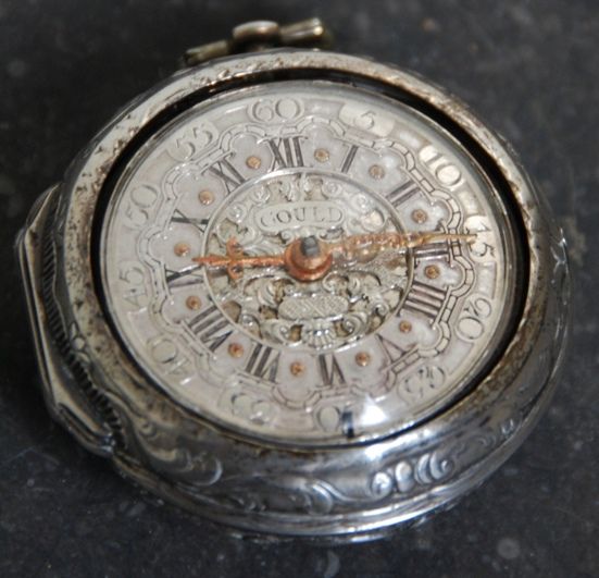 WAT12 Nice pocket watch, verge escapement - image 2
