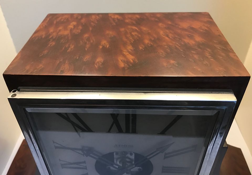 M228 Rare wooden Reutter Atmos clock - image 8