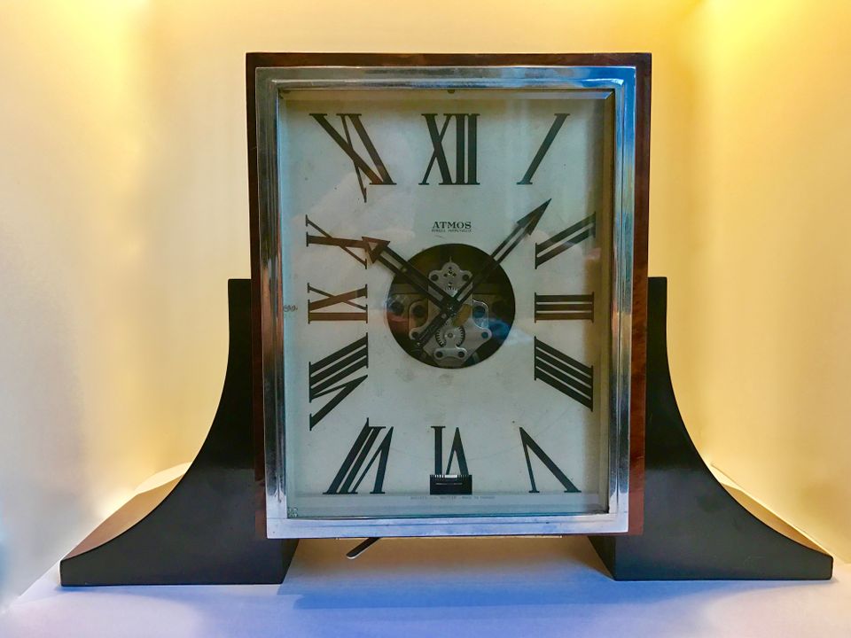 M228 Rare wooden Reutter Atmos clock - image 2