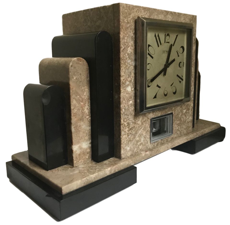 M240 French marble Atmos mantel clock Reutter, number 1792 - image 2