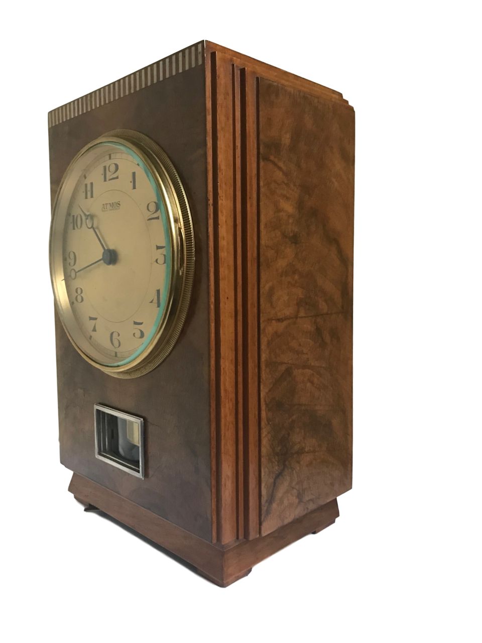 M238 Wooden Atmos clock, walnut veneers, J.L. Reutter, model LG I, No 602 - image 2