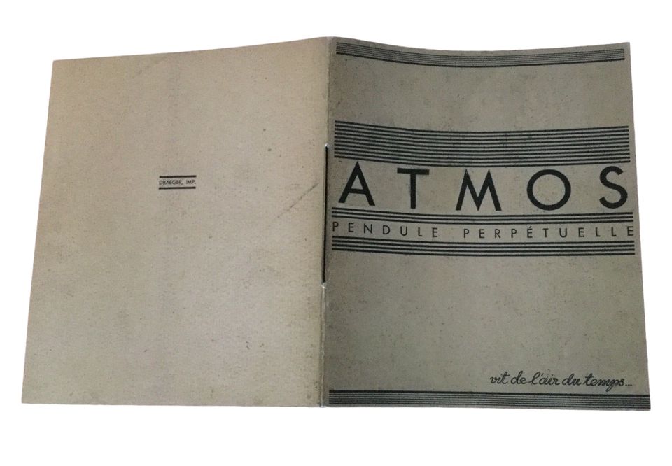 Herdruk Reutter Atmos pendule brochure met toevoegingen - afbeelding 4