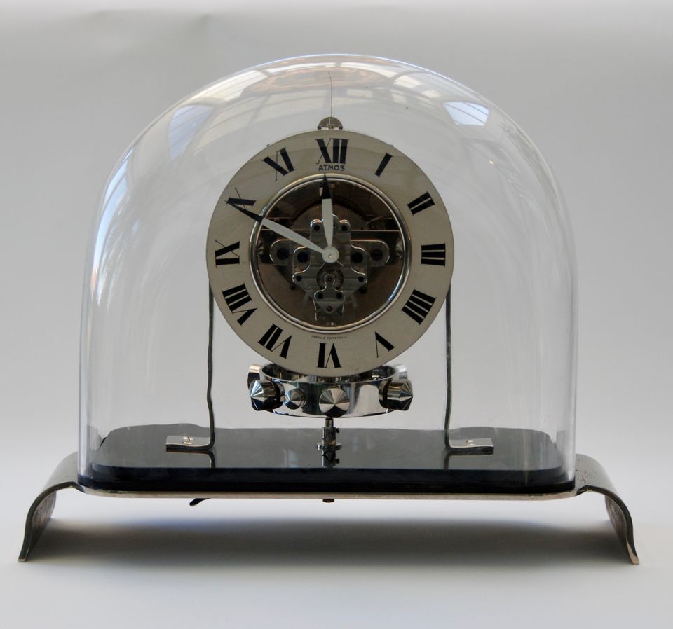 M229 Atmos clock PO1, skeleton dial and glass dome, Reutter nr. 3200, France ca. 1930. - image 6