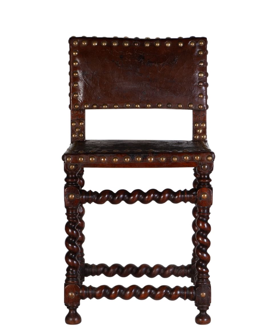 Een Paar Louis XIII Stoelen - afbeelding 4