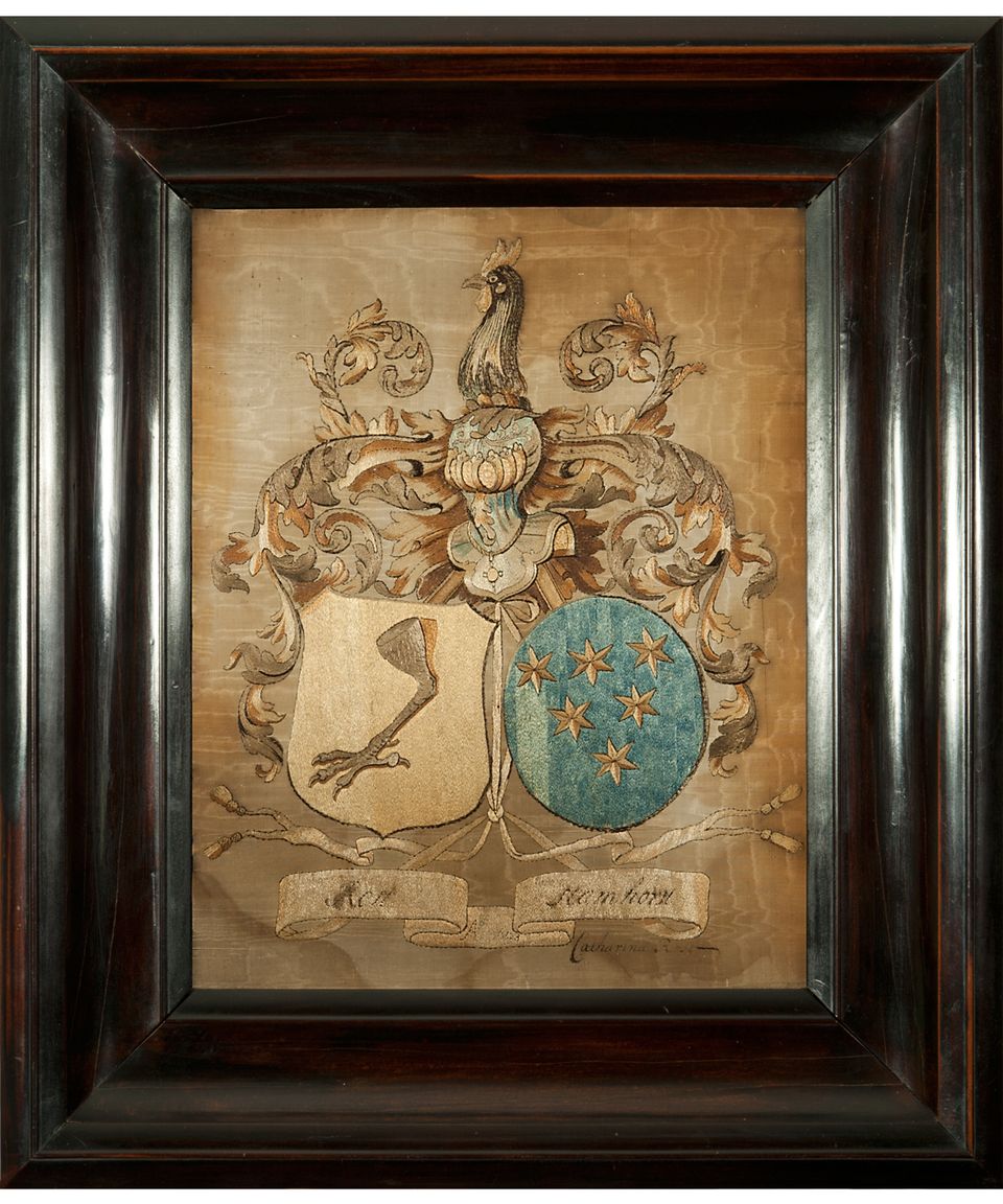 Two 17th century Marriage Broderies by Catherine Rost - image 2
