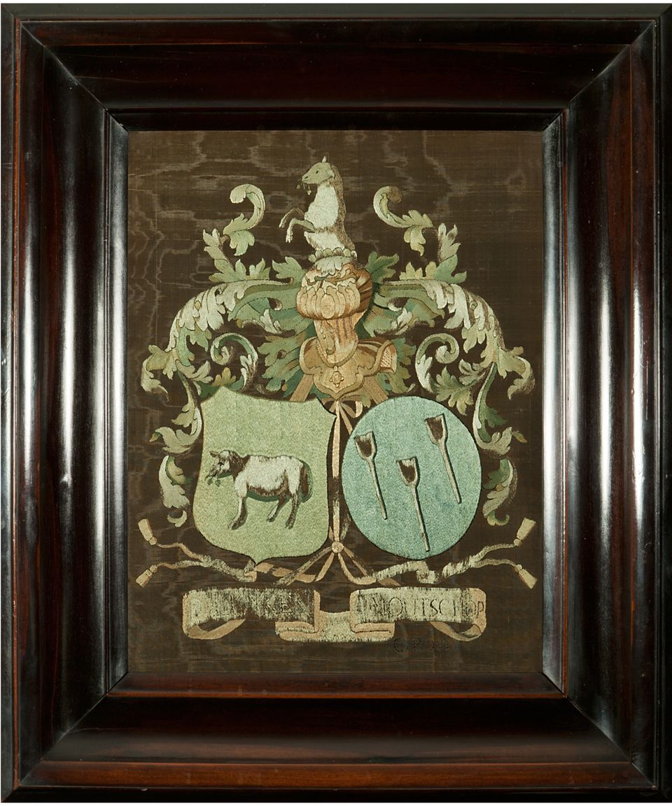 Two 17th century Marriage Broderies by Catherine Rost - image 3