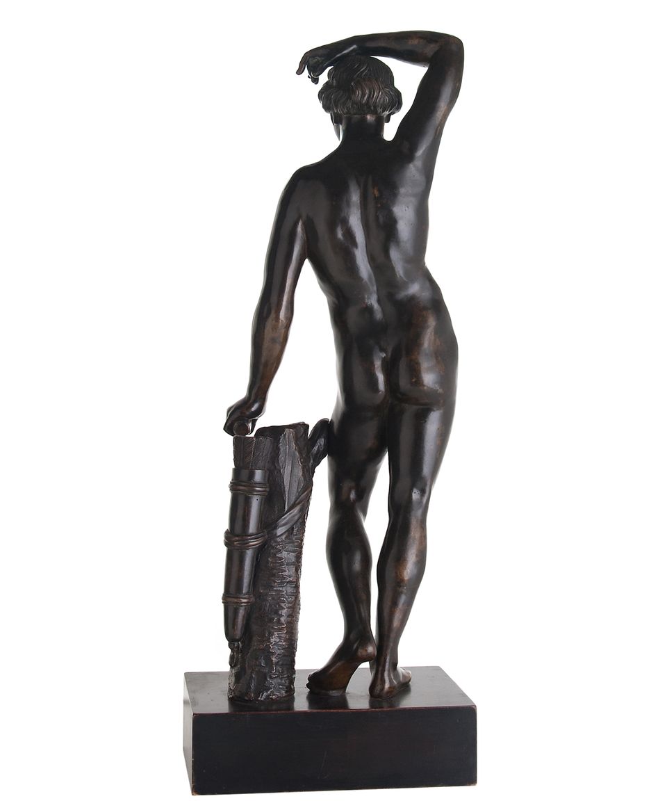 Vroeg 18e eeuwse Bronzen  Beeld van Apolino - afbeelding 3
