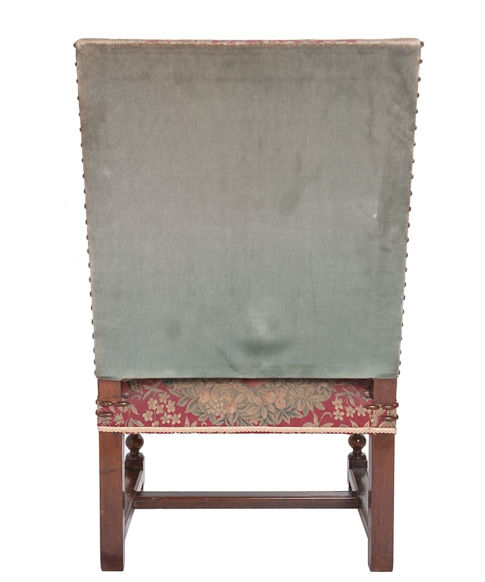 A Good Tapestry Upholstered Walnut Louis XIV Arm Chair - image 3