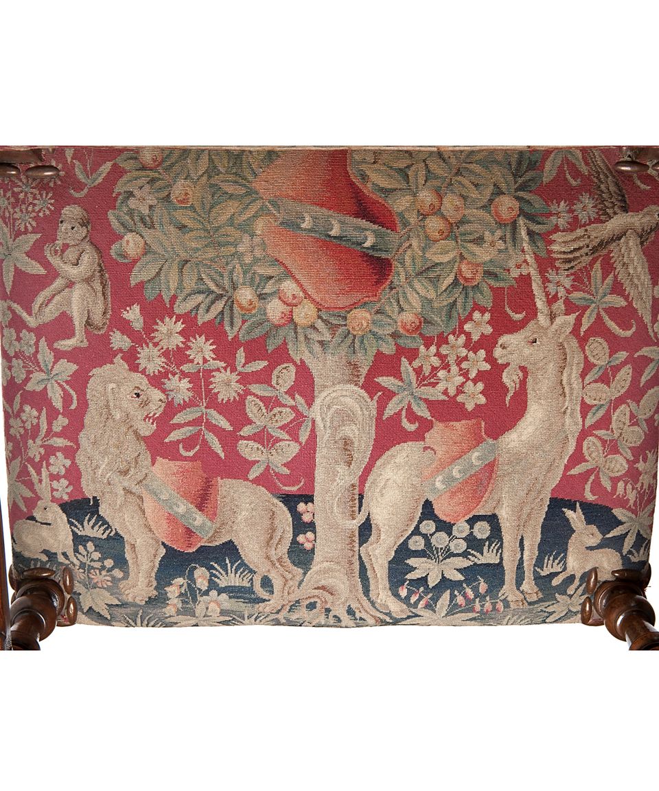A Good Tapestry Upholstered Walnut Louis XIV Arm Chair - image 6