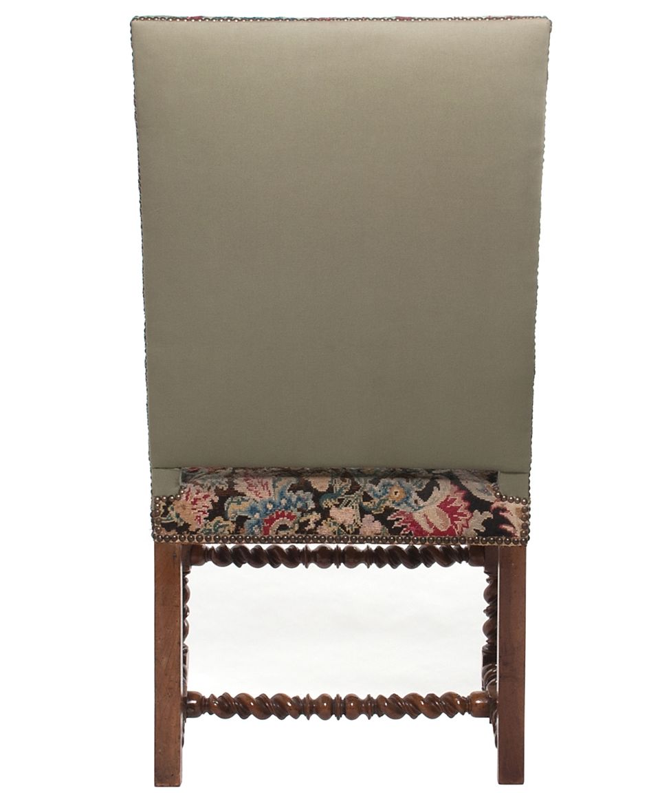 A Good Walnut Needlepoint Louis XIV Arm Chair - afbeelding 3