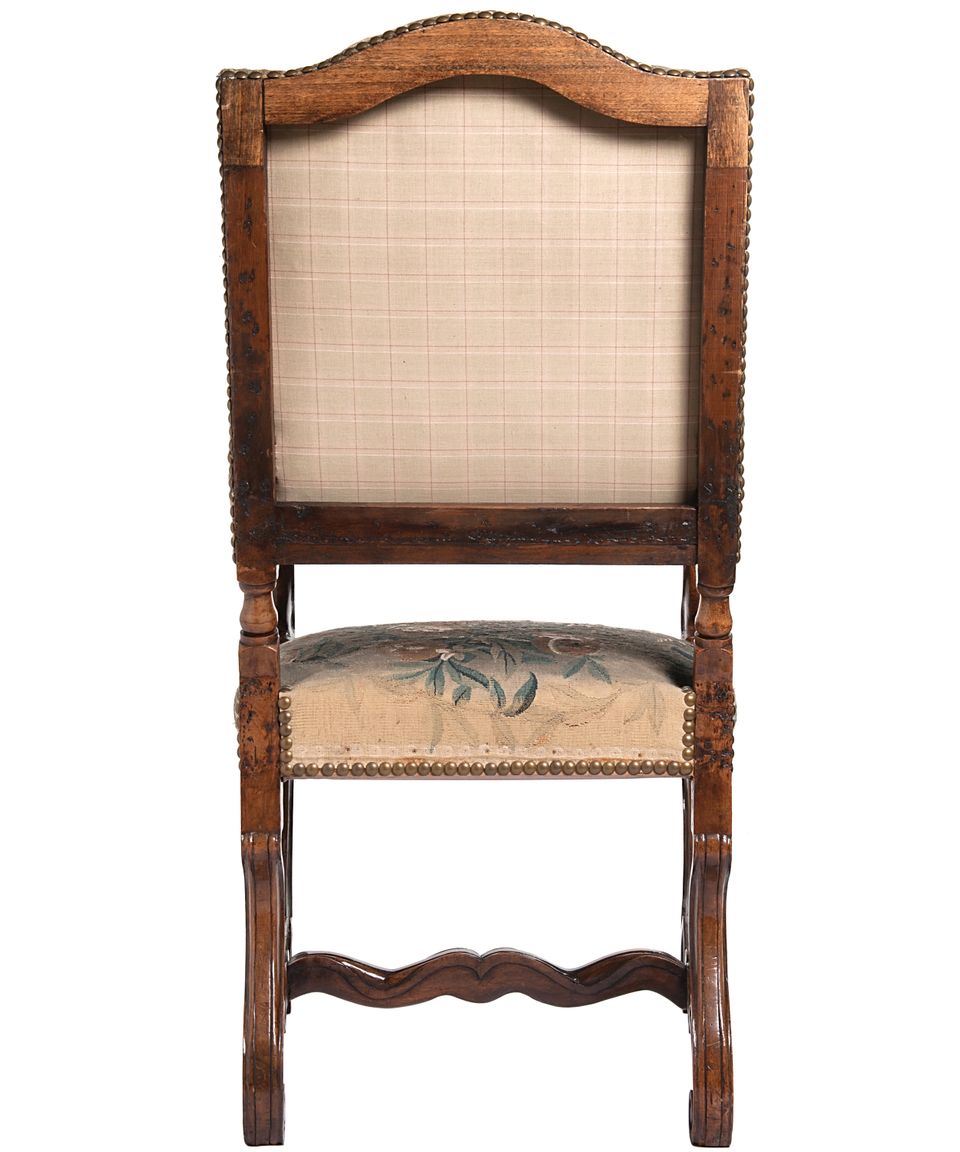 A Good Pair of Gobelin Upholstered Walnut Louis XIV Arm Chairs - image 6
